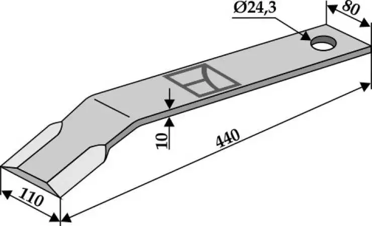Mähermesser 440mm